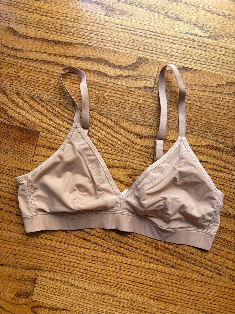 Madewell Nude Mesh Bra
